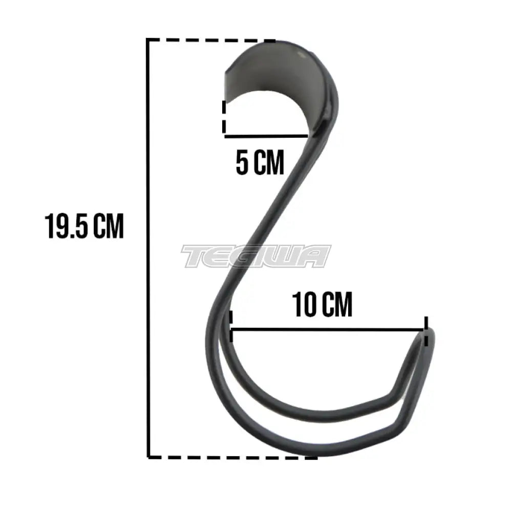 Rrs Black Helmet Hook With Fixing Collar Tools