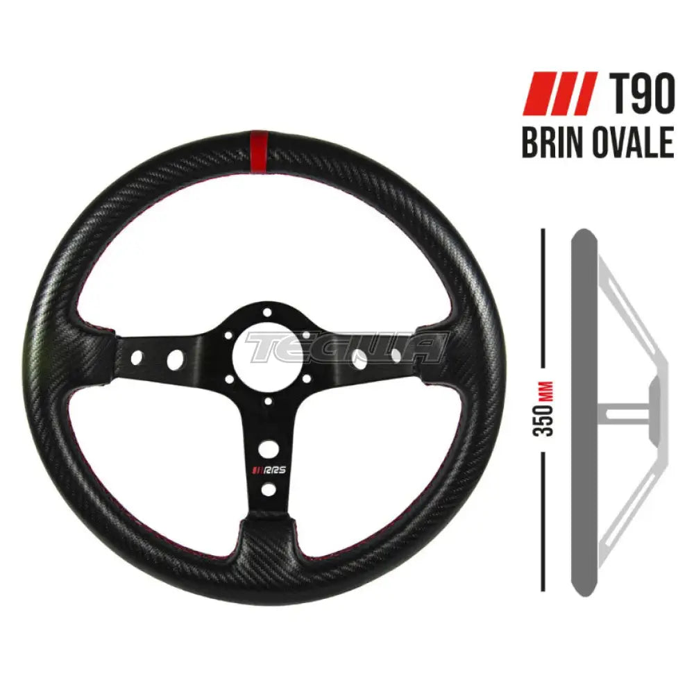 Rrs Carbon Look Steering Wheel T90 350Mm Wheels And Accessories