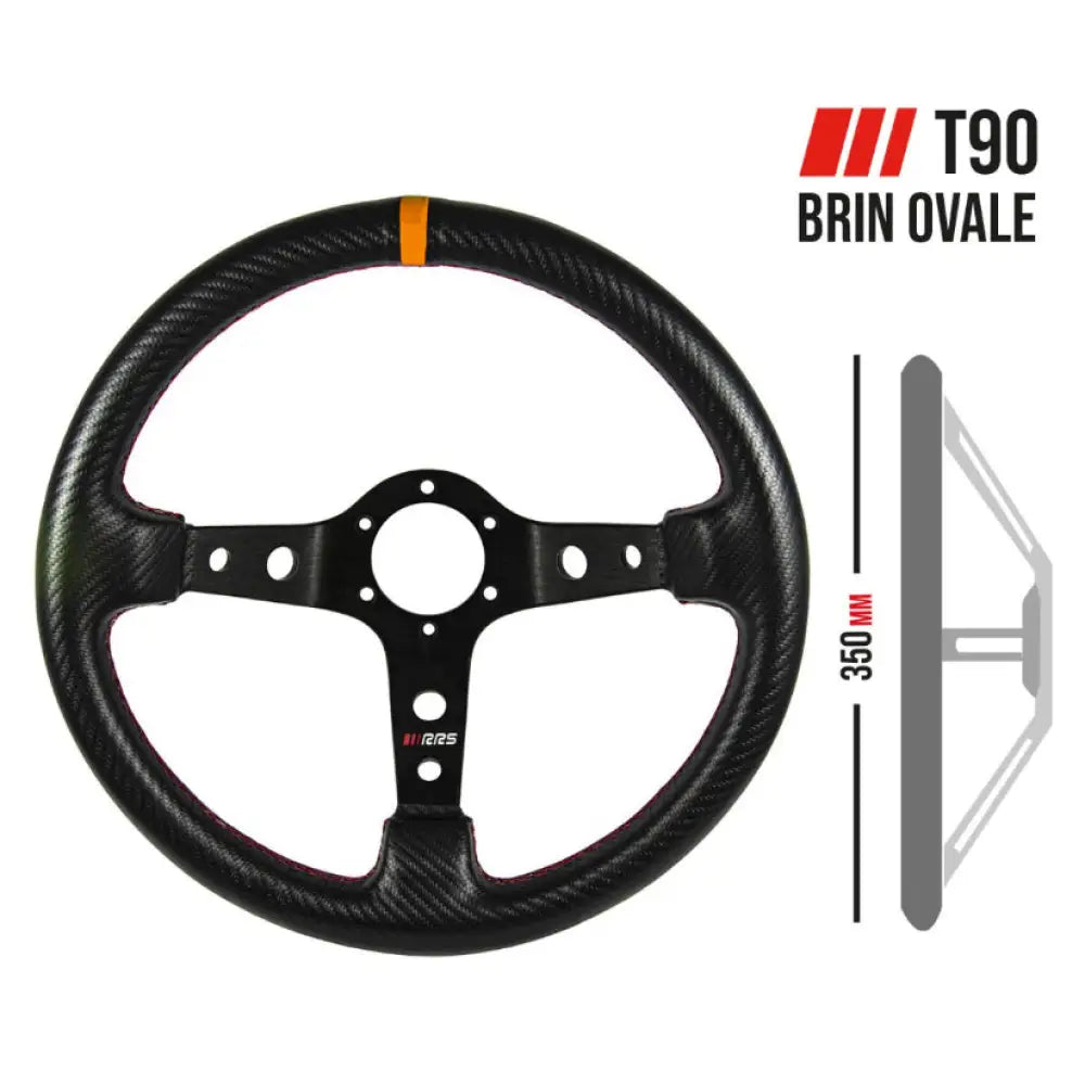 Rrs Carbon Look Steering Wheel T90 350Mm Wheels And Accessories