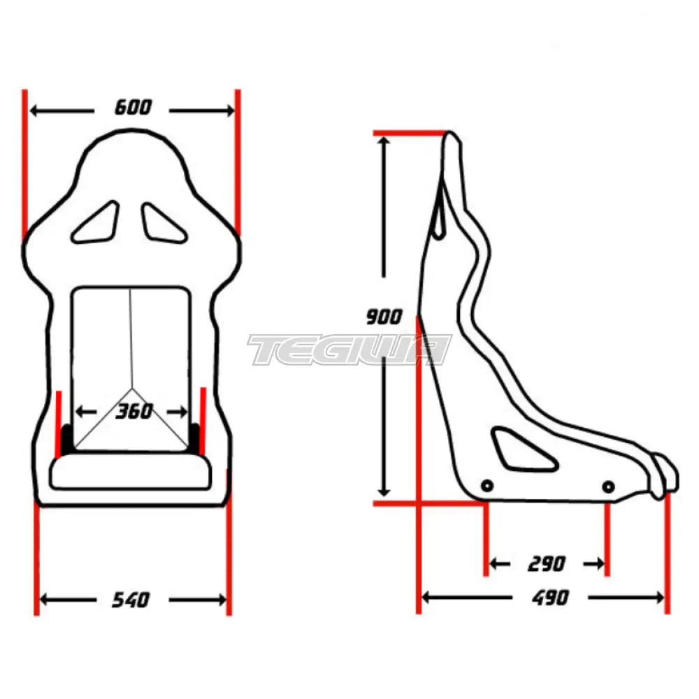 Rrs Cobra Skai Racing Seat Seats Rails & Mounts