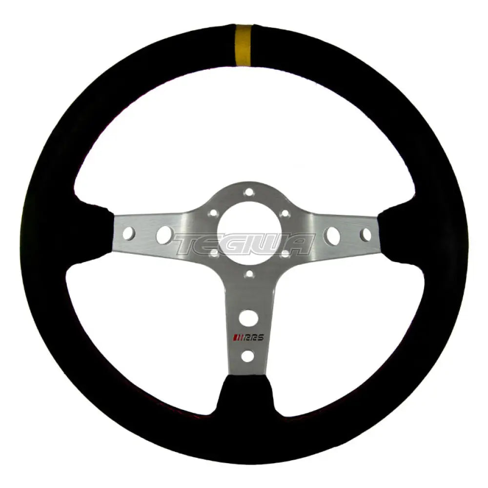 Rrs Corsa Steering Wheel T90 350Mm Black Suede / 37X29Mm Wheels And Accessories