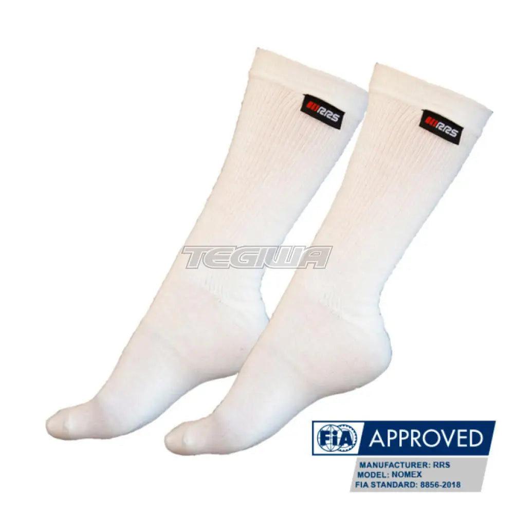 Rrs Fireproof Socks White - Fia 8856-2018 Underwear