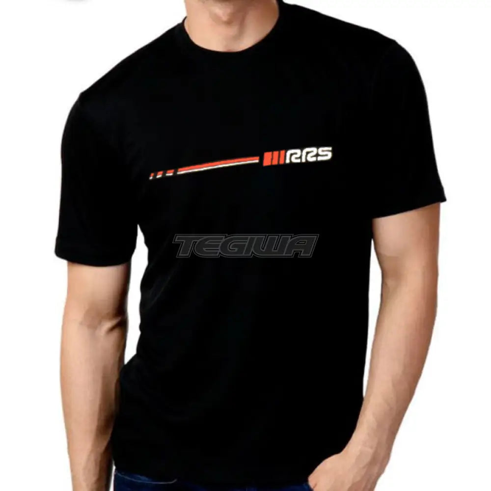 Rrs Line T-Shirt Black T-Shirts