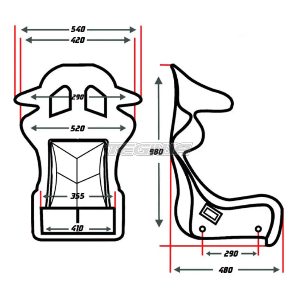 Rrs Matrix Racing Seat Seats Rails & Mounts