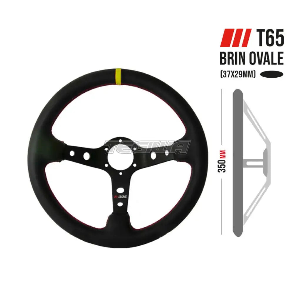 Rrs Monte Carlo Steering Wheel T65 350Mm - Faux Leather Wheels And Accessories