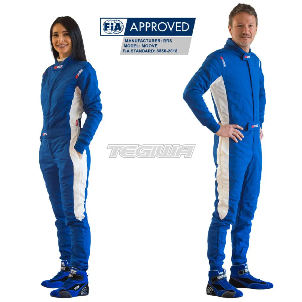 Rrs Moove Race Suit Blue - Fia 8856-2018 Suits