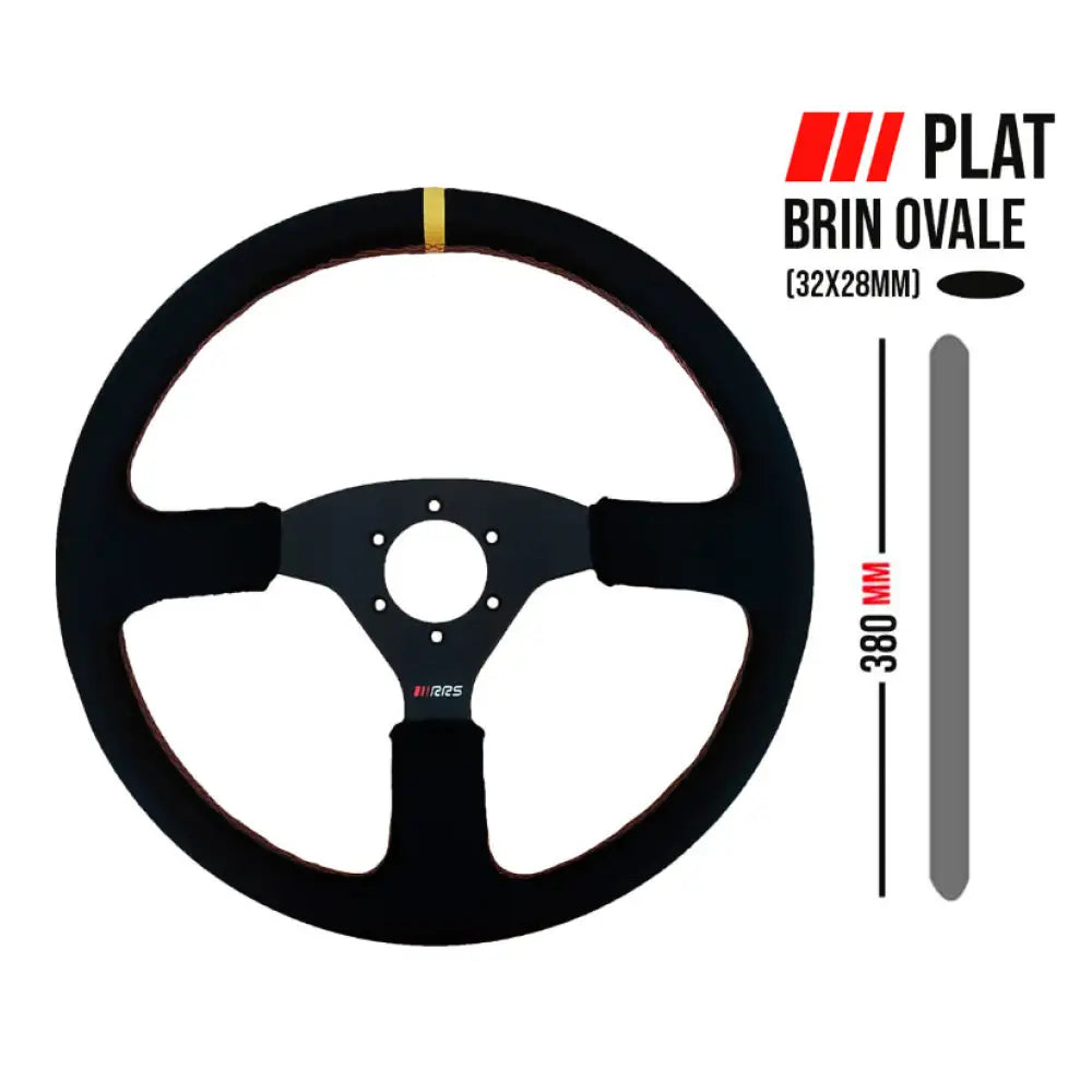 Rrs Off Road Steering Wheel Flat 380Mm Wheels And Accessories