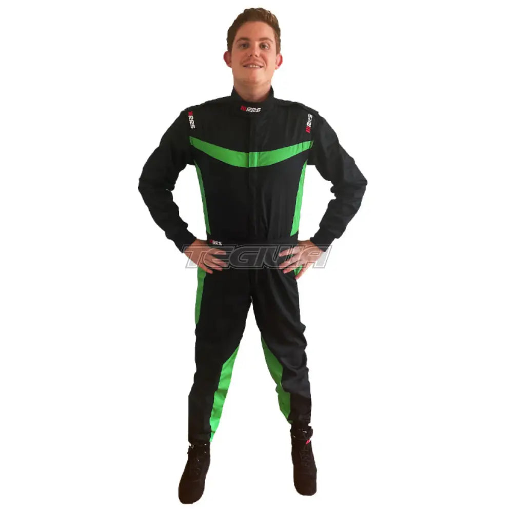 Rrs One Leisure Track And Karting Suit Green Suits