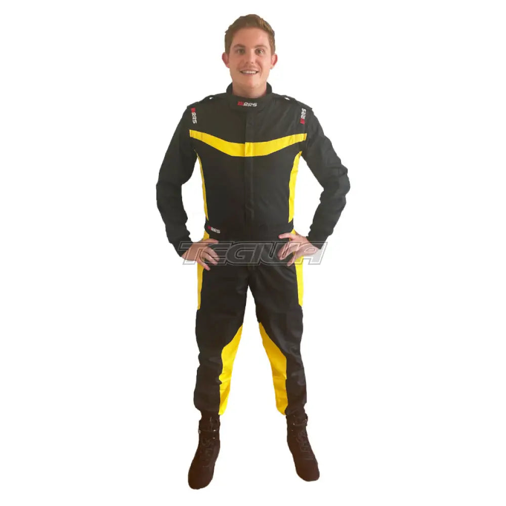 Rrs One Leisure Track And Karting Suit Yellow Suits