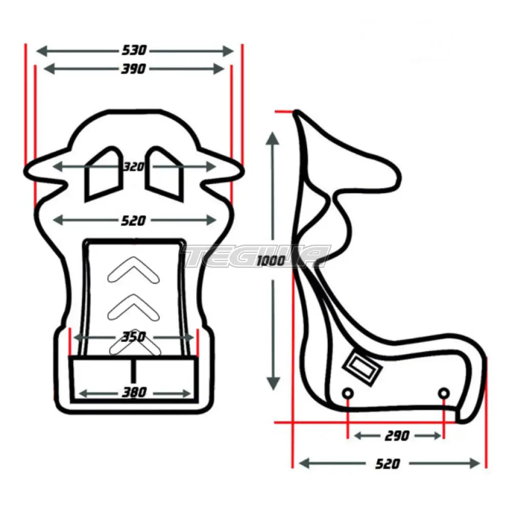 Rrs Phantom Racing Seat Seats Rails & Mounts