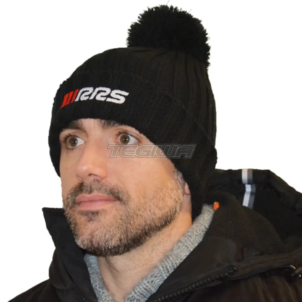 Rrs Pompom Beanie Lifestyle Quest Black (One Size) Sensors And Connectors