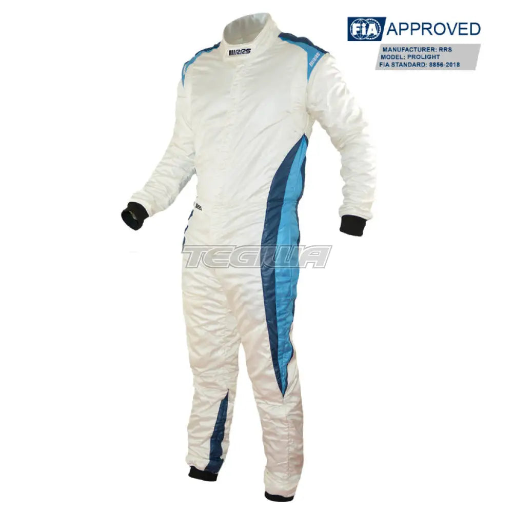 Rrs Prolight Race Suit White - Fia 8856-2018 Suits