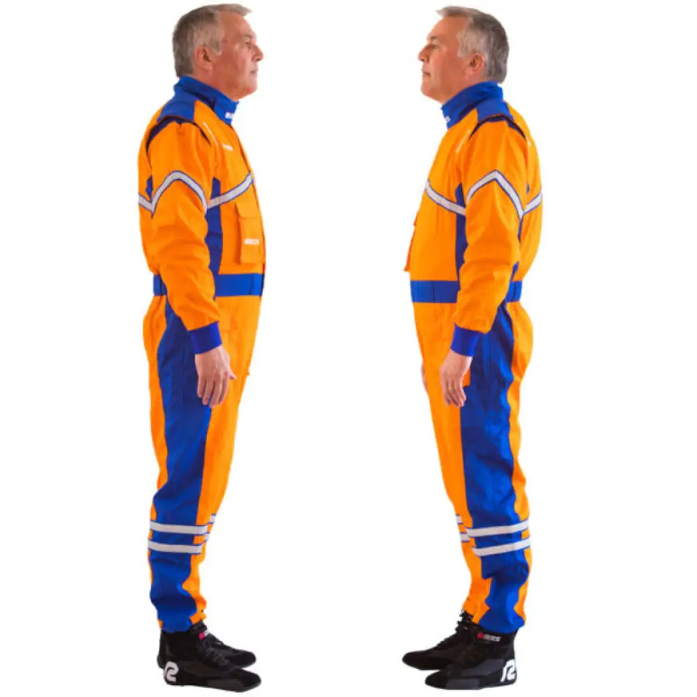 Rrs Race Official Overall Suit Orange/Blue Suits