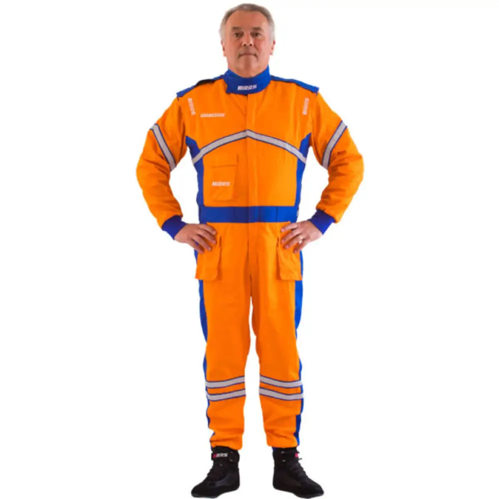 Rrs Race Official Overall Suit Orange/Blue Suits