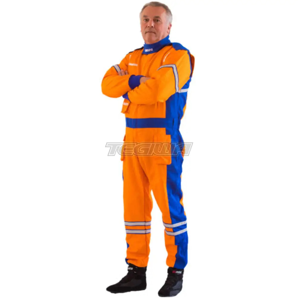 Rrs Race Official Overall Suit Orange/Blue Suits