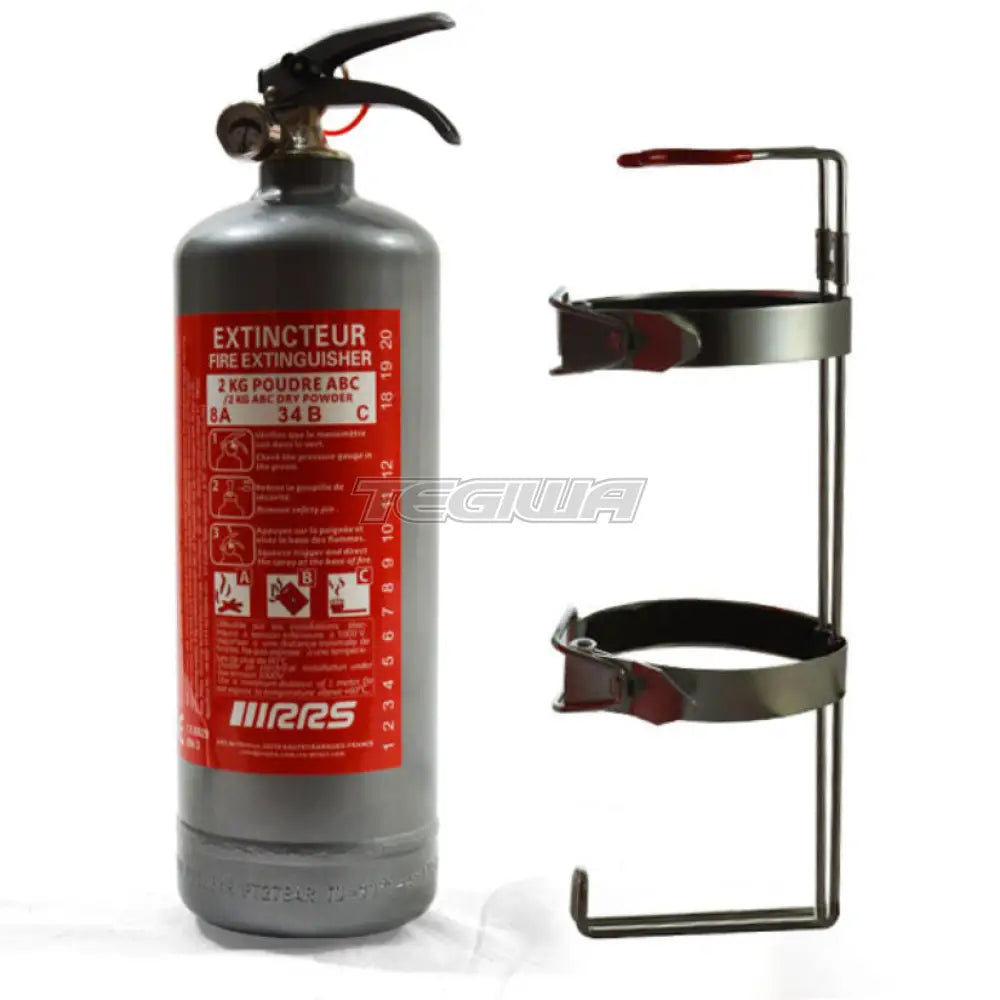 Rrs Rally Fire Extinguisher 2Kg Grey Extinguishers