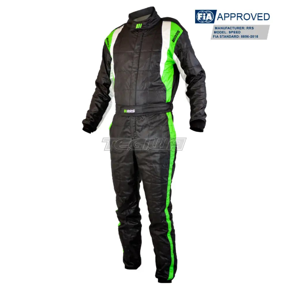 Rrs Speed Race Suit Green - Fia 8856-2018 Suits