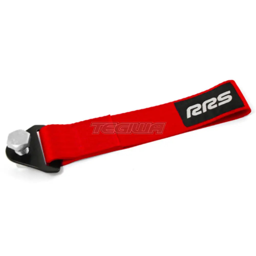 Rrs Towing Strap With Logo Red Tow Hooks