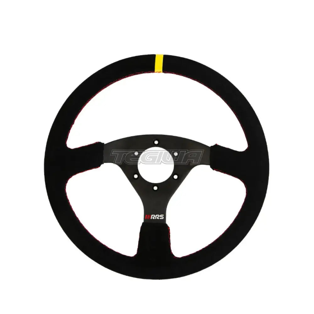 Rrs Traject Steering Wheel Flat 330Mm Suede 32X28Mm Wheels And Accessories