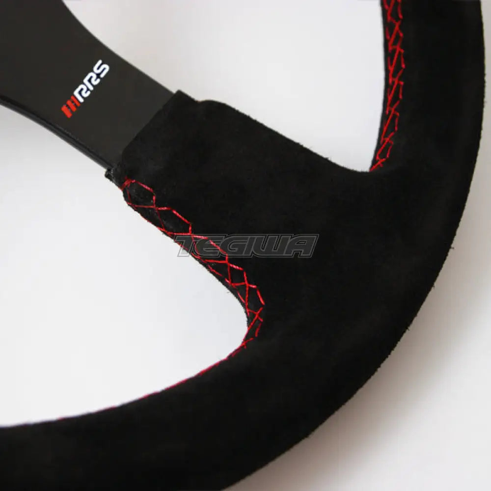 Rrs Veloce Evo Steering Wheel Flat 350Mm – Suede Wheels And Accessories