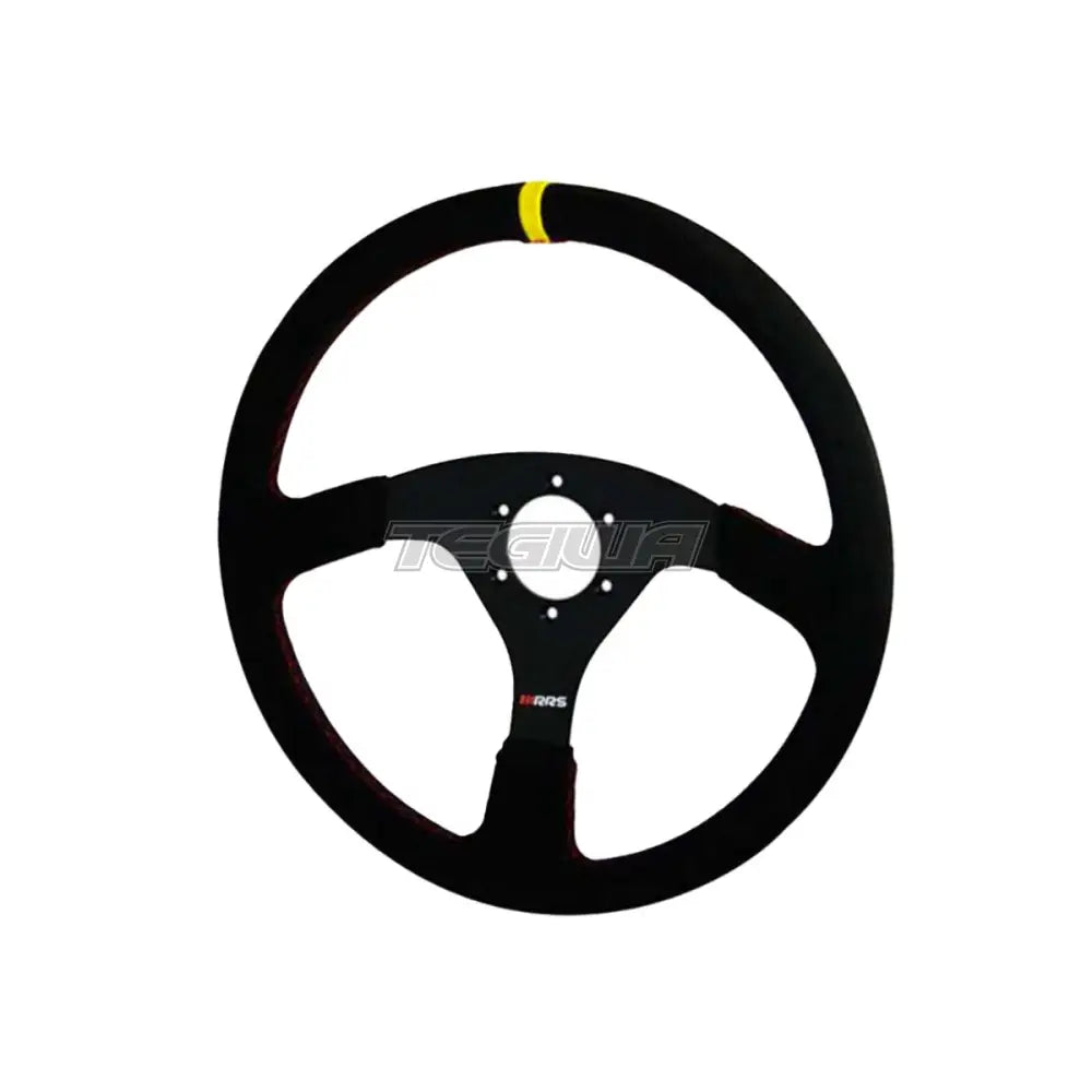 Rrs Veloce Steering Wheel Flat 350Mm – Suede Wheels And Accessories