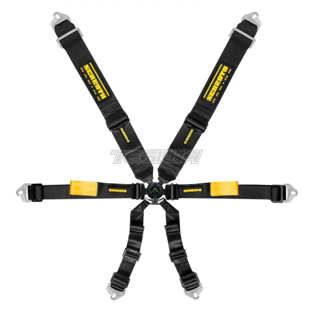 Schroth 6 Point 3X2 Enduro Harness Black Harnesses