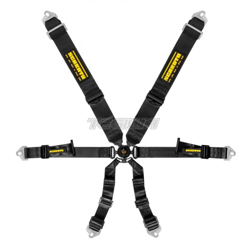 Schroth 6 Point Profi Harness Black Harnesses