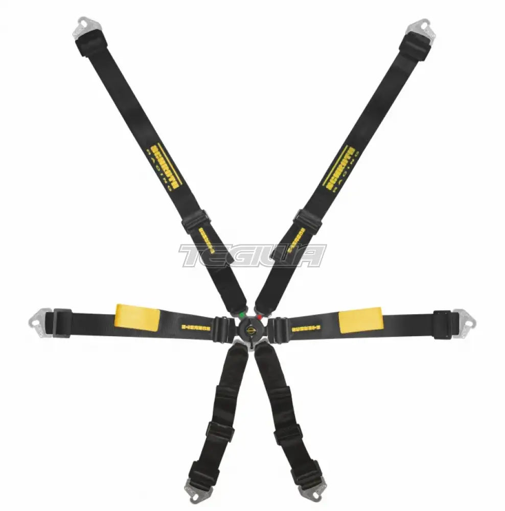 Schroth Fhr 6 Point 2X2 Enduro Harness Black Harnesses