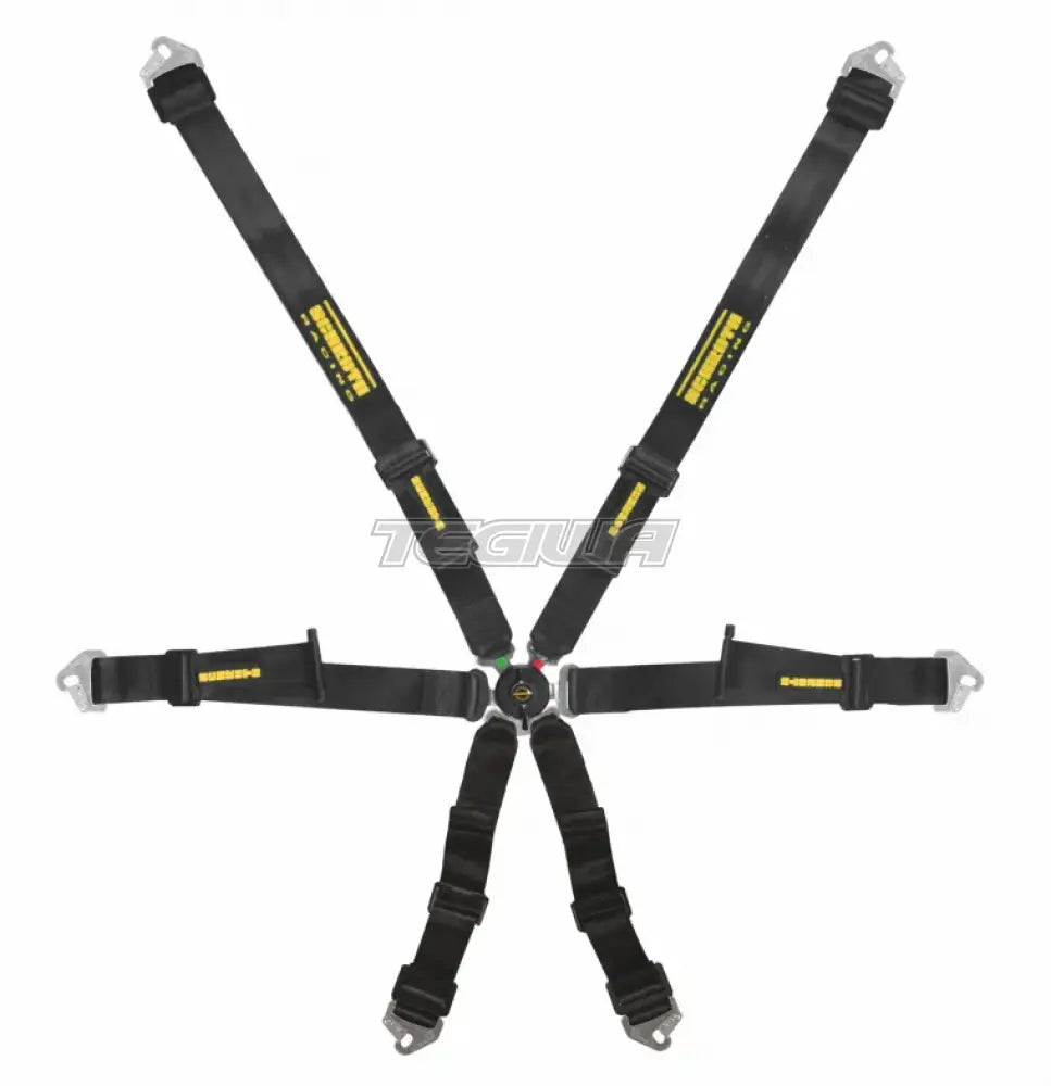 Schroth Fhr 6 Point 2X2 Profi Harness Black Harnesses