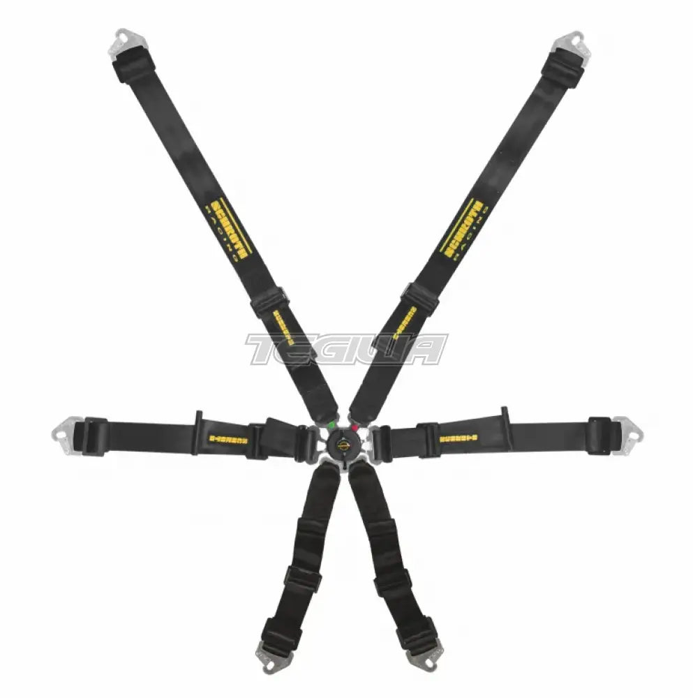 Schroth Fhr 6 Point Flexi Harness Black Harnesses