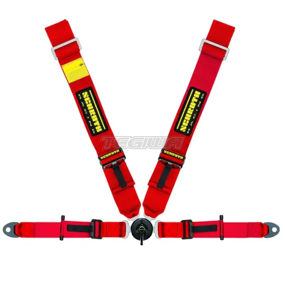 Schroth Lotus Ii Oem 4 Point Professional Harness Red / Left Harnesses