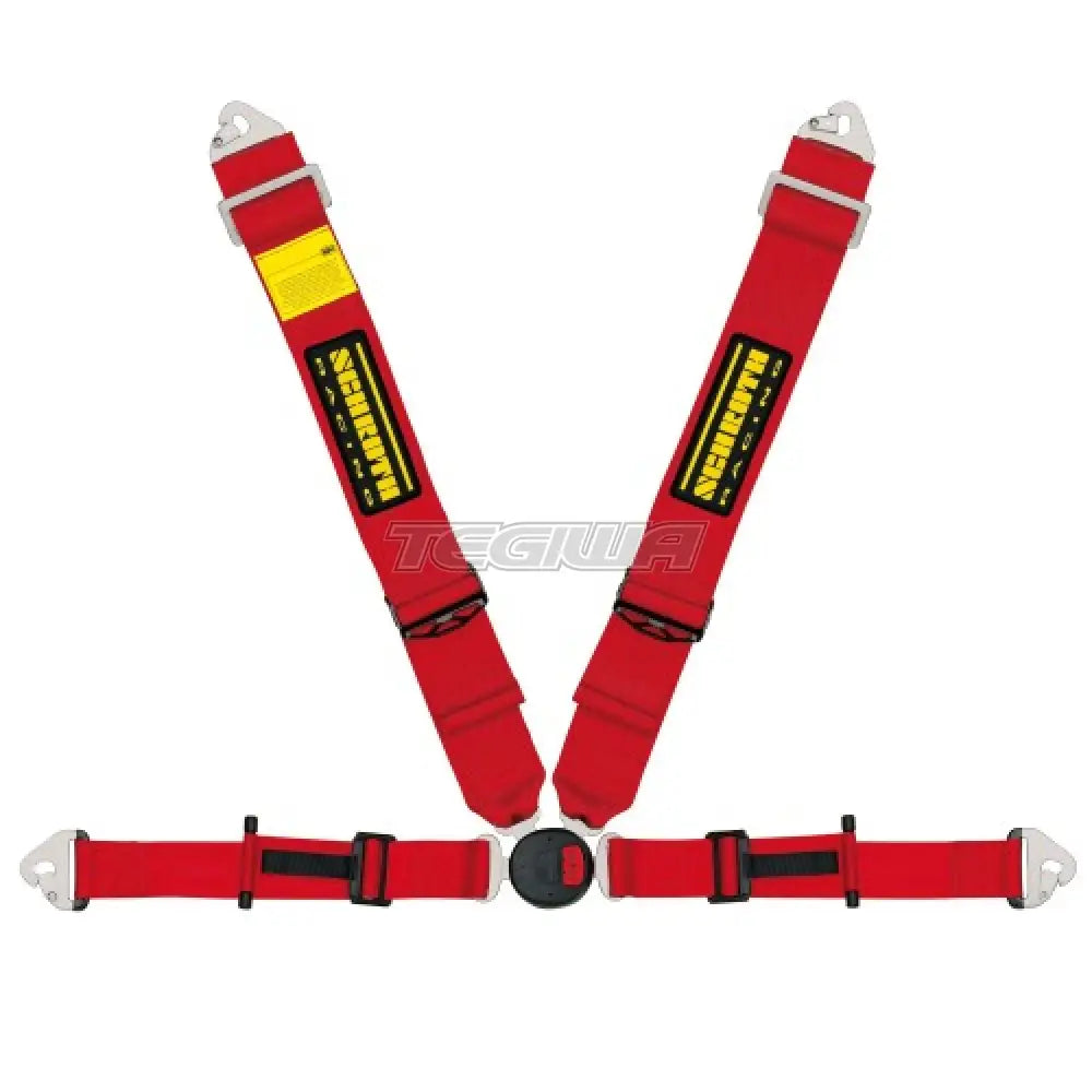 Schroth Profi Ii-Fe Asm 4 Point Professional Restraint Red / Left Harnesses