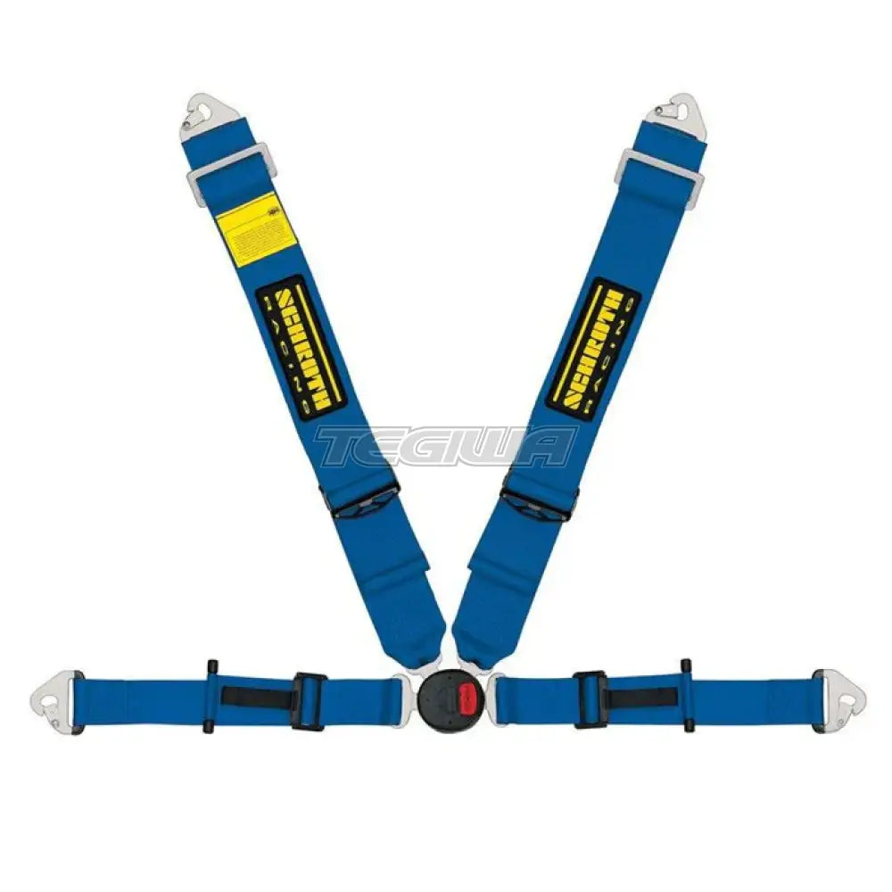 Schroth Profi Ii-Fe Asm Lightweight 4 Point Professional Harness Blue / Left Harnesses