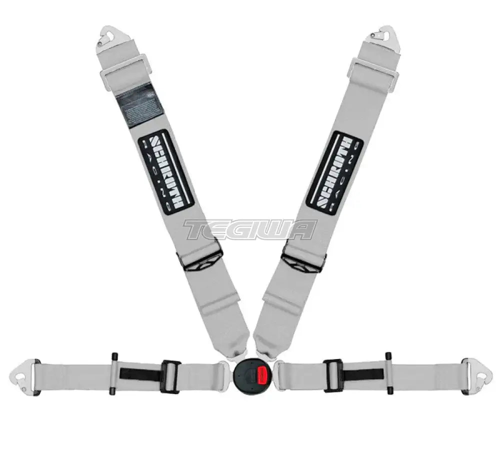 Schroth Profi Ii-Fe Asm Lightweight 4 Point Professional Harness Silver / Left Harnesses