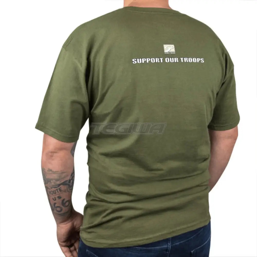 Skunk2 Camo Logo T-Shirt Green