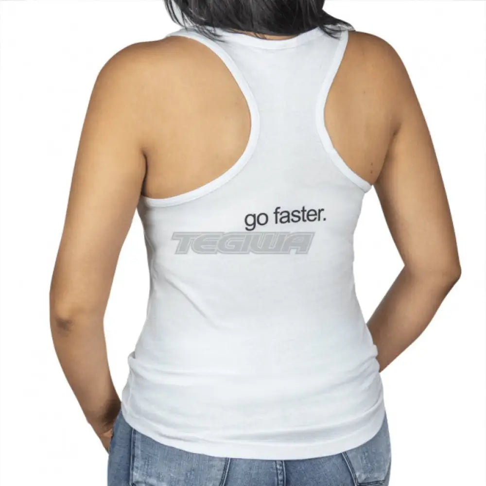 Skunk2 Go Faster Ladies Tank Top White