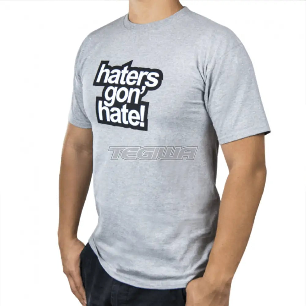 Skunk2 Haters Gon’ Hate Men’s T-Shirt Grey Md - Clearance T-Shirts