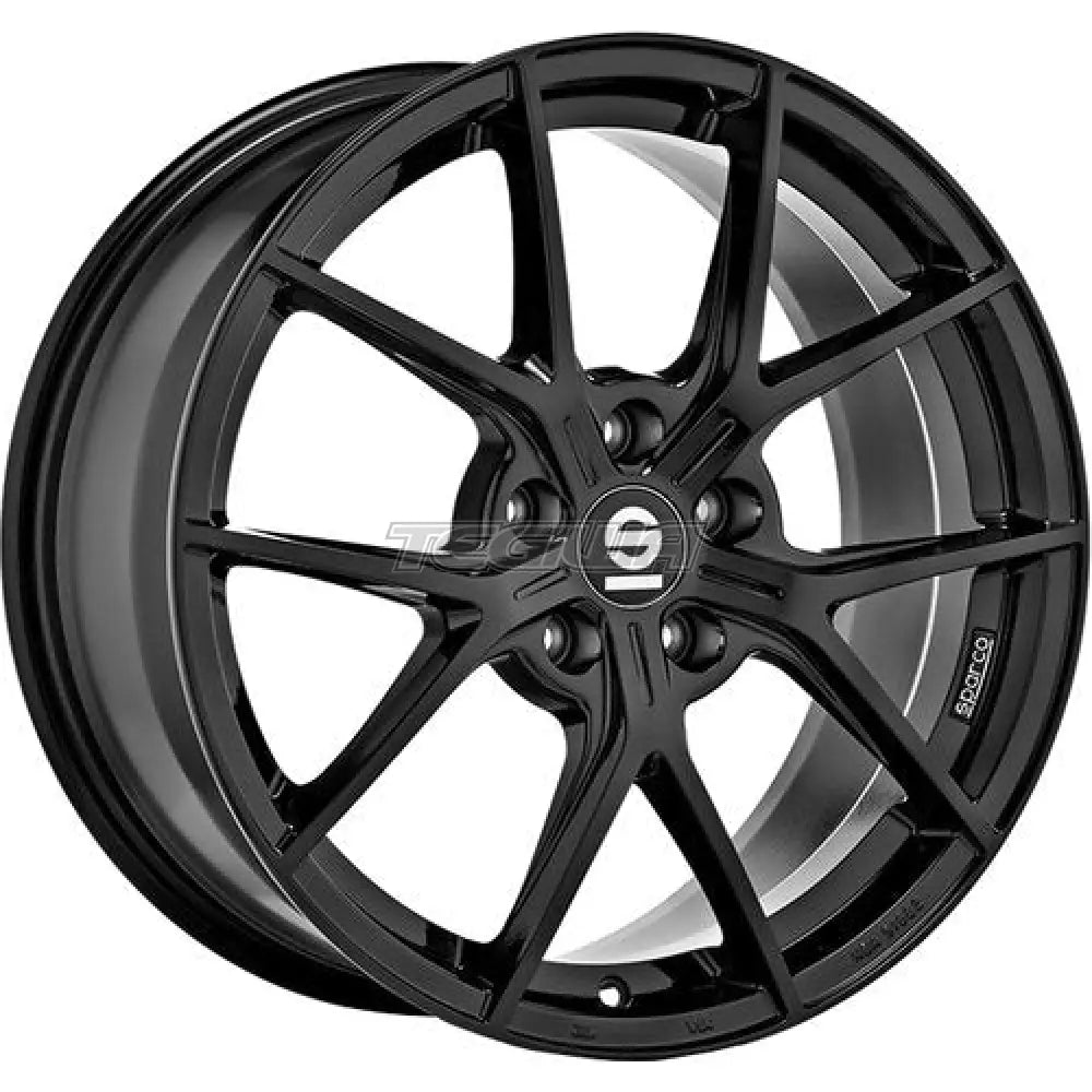 Sparco Podio Alloy Wheel 17X7.5 Et36 5X110 Gloss Black 65.06Mm Cb - Clearance Wheels