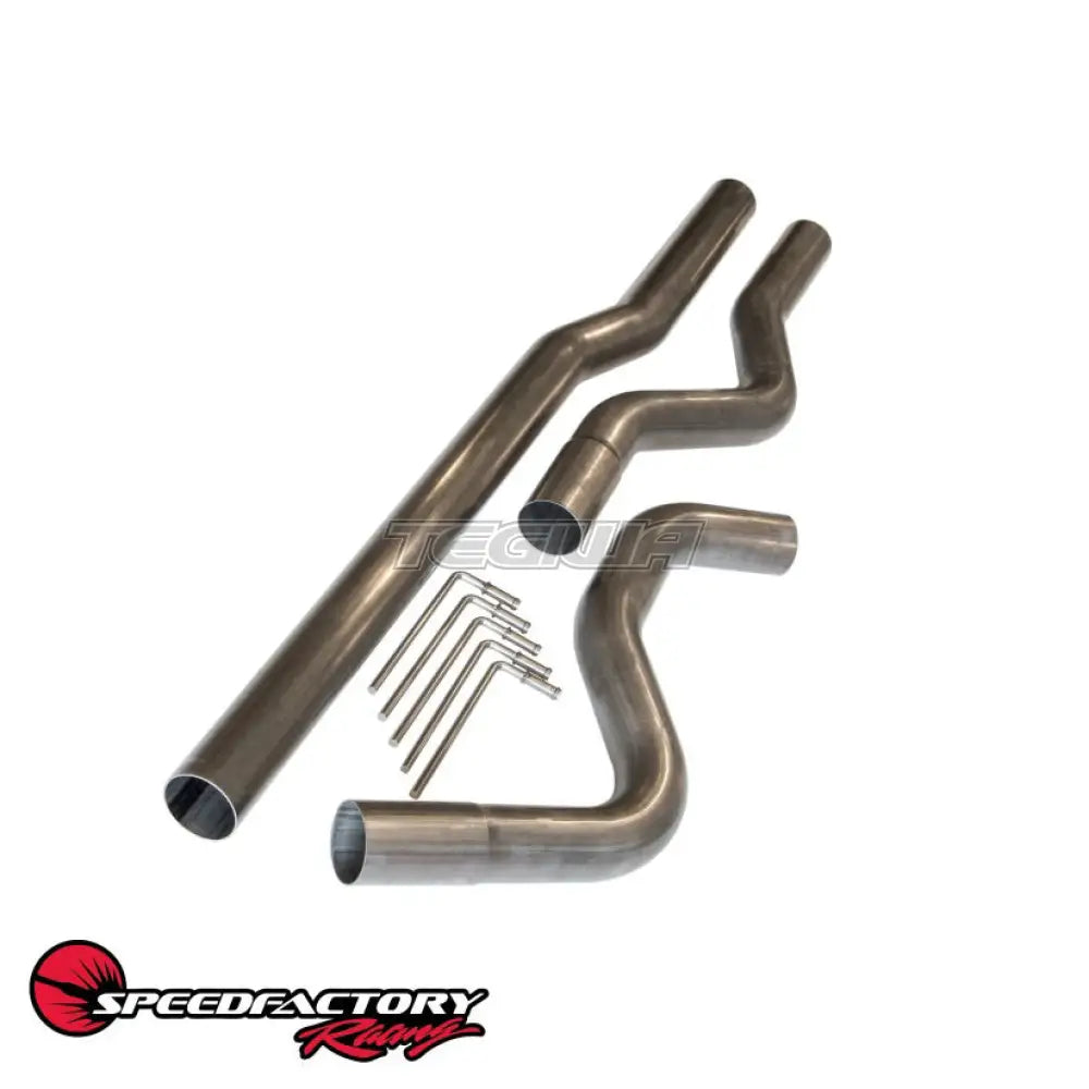 Speedfactory 3&Quot; Stainless Steel Exhaust Piping Kit Honda Civic 92-00 Integra 94-01