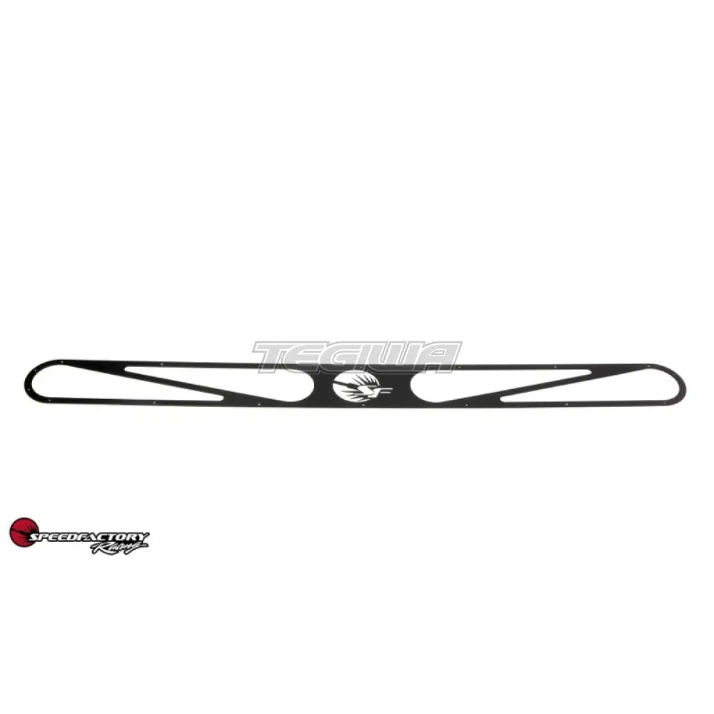 Speedfactory Racing Aluminum Rear Bumper Diffuser - 1Pc Design Matte Black