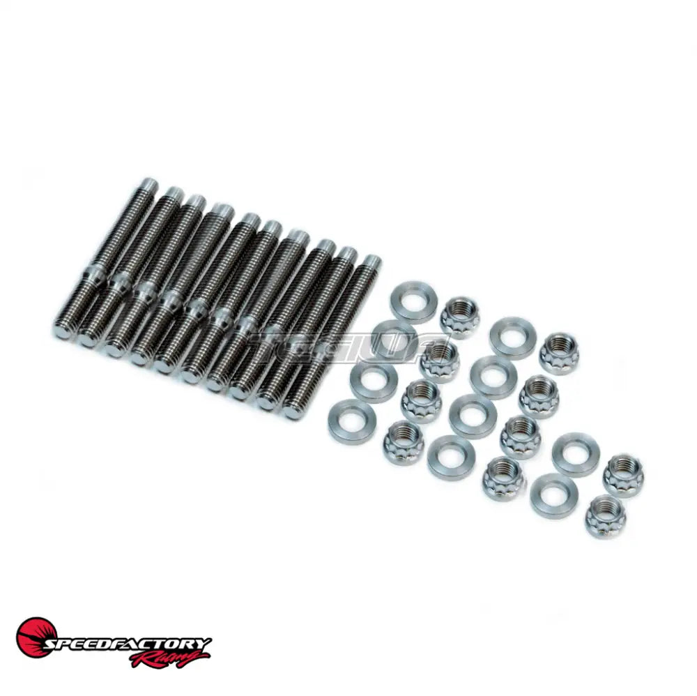 Speedfactory Stud Kit - M8x1.25x55mm - 10pcs Kit Includes 10pcs Nut, Stud and Washers