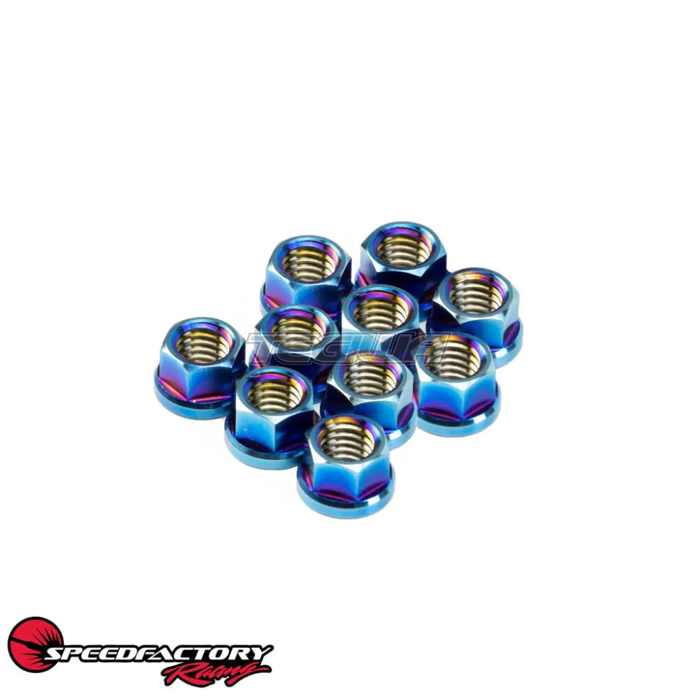 Speedfactory Titanium 6pt Nuts - M8x1.25x45mm - 10pcs