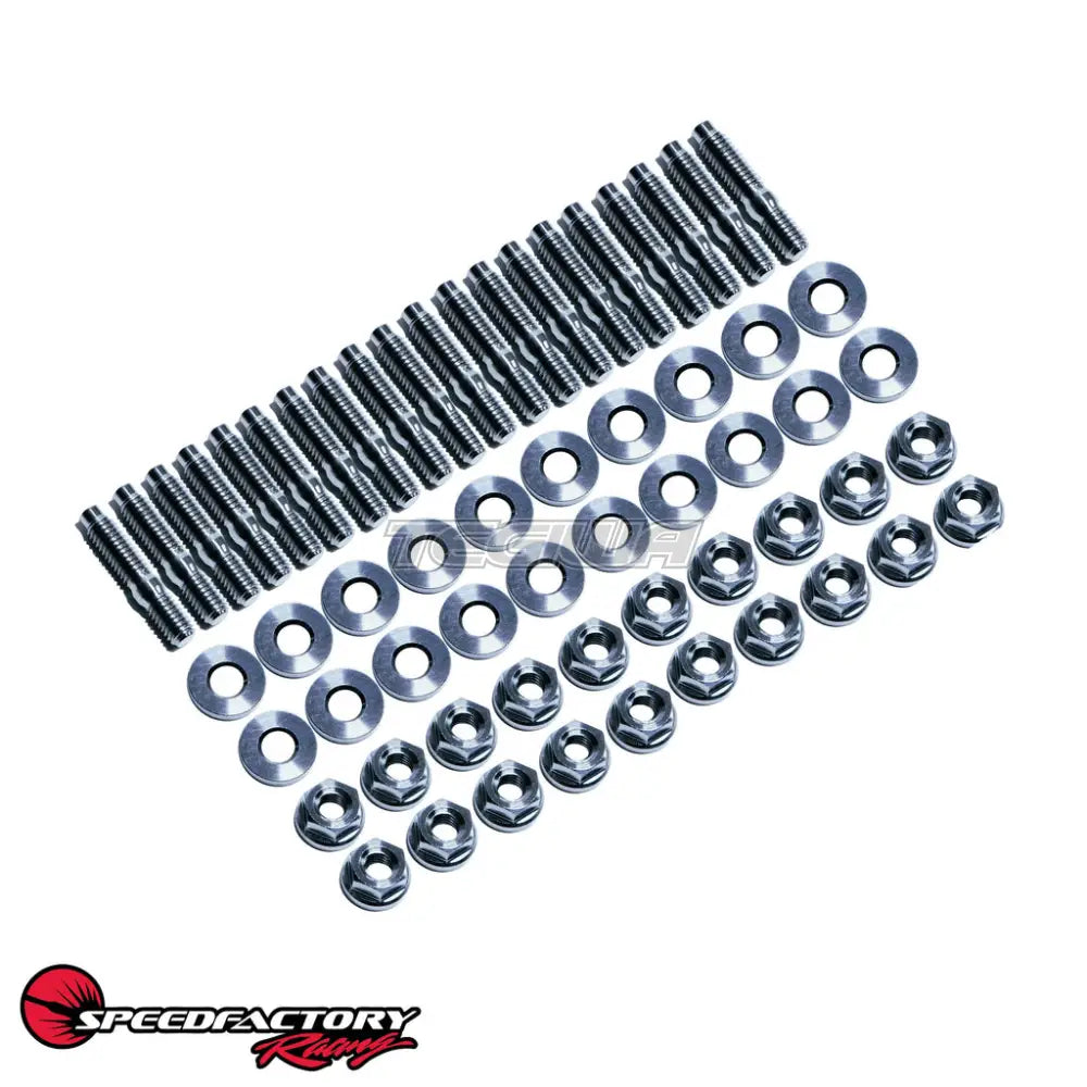 Speedfactory Titanium Oil Pan Stud Hardware Kit - M6x1.0 - 20pcs - Honda B/D/F/H Series (Except S2000)