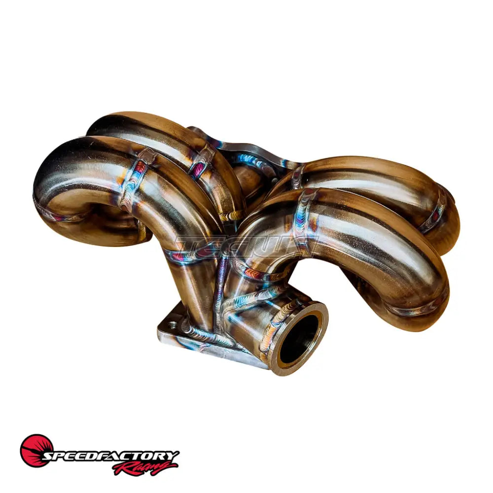 Speedfactory Turbo Manifold Bottom Mount Style Honda K Series 06-11 Civic Si w/ 44-46mm V-Band WG