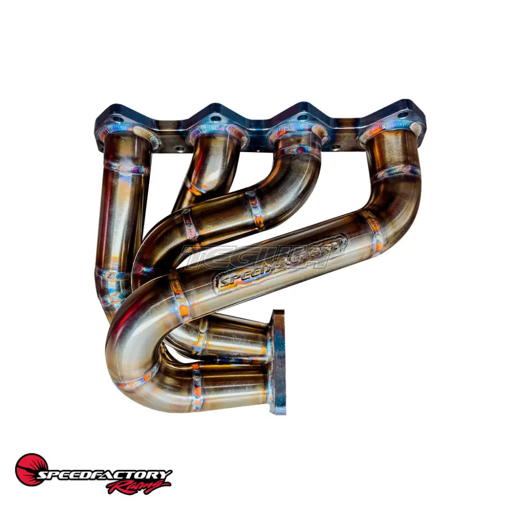 Speedfactory Turbo Manifold Forward Face Style H Series Divided T4 Flange w Single 60mm WG