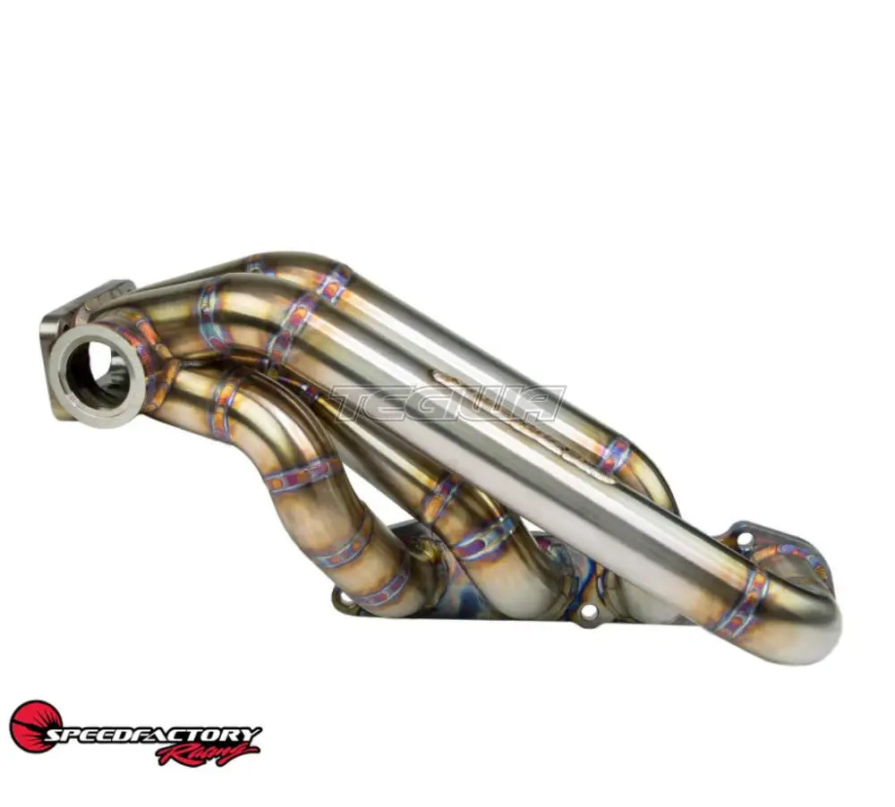 Speedfactory Turbo Manifold Sidewinder Style Honda K Series T3 Flange w 44-46mm V-Band WG