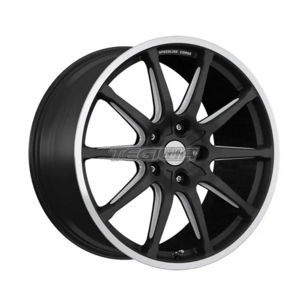 Speedline Corse SC1 Motorismo Alloy Wheel Matt Black Diamond Cut Lip