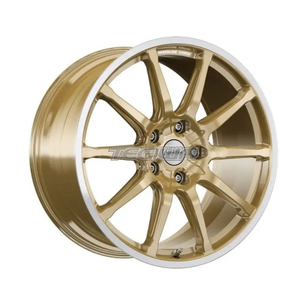 Speedline Corse SC1 Motorismo Alloy Wheel Racing Gold Diamond Cut Lip