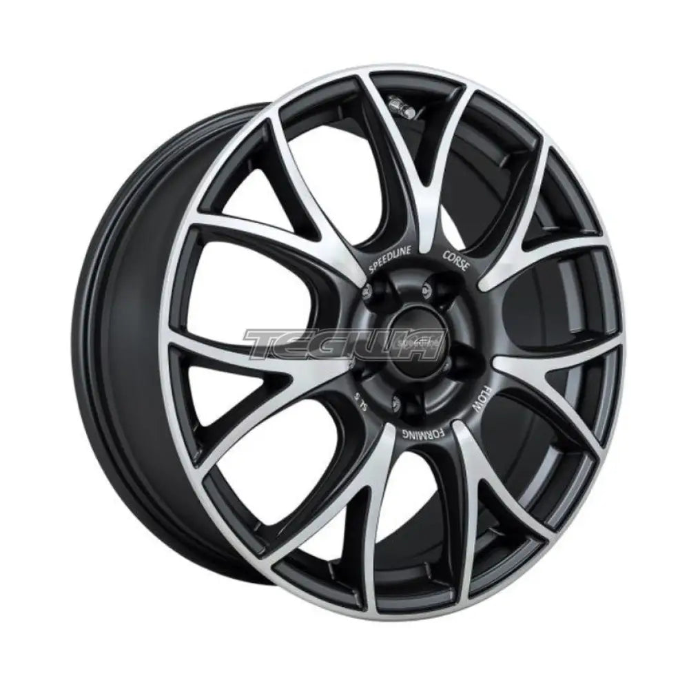 Speedline Corse SL5 Vincitore Alloy Wheel Matt Black Diamond Cut