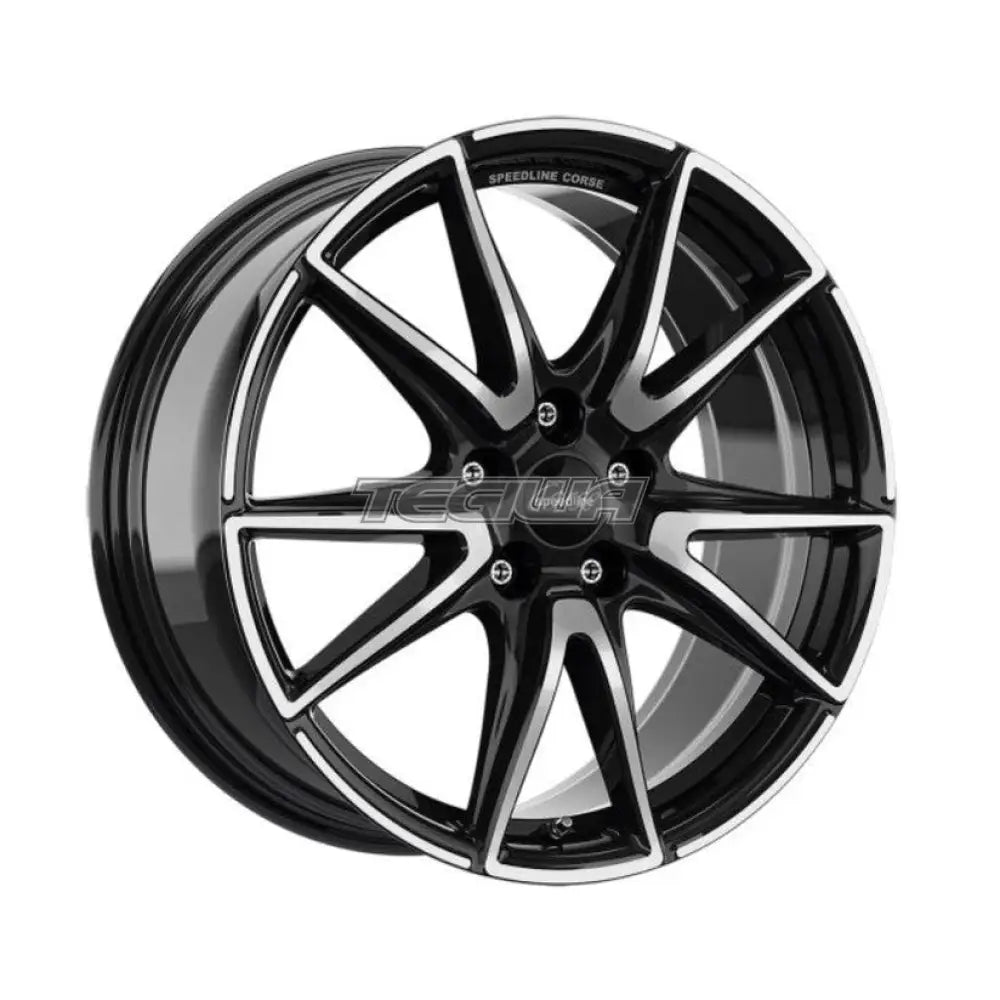 Speedline Corse SL6 Vettore Alloy Wheel Jetblack Diamond Cut